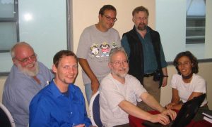 Fabian Ritter beim Workshop in Kapstadt mit Erich Hoyt, Erika Urquiola, Mark Simmonds, Alistair Birtles und José Palazzo.